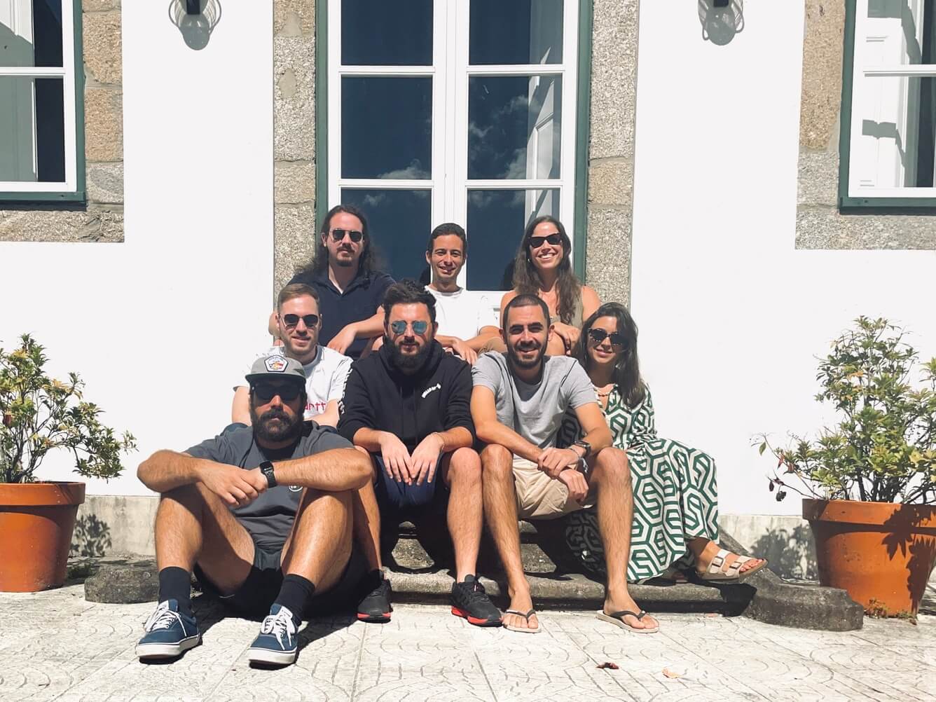Team photo after Benagil boat trip